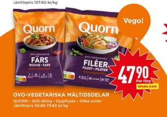 Willys Quorn vegetarmat erbjuda