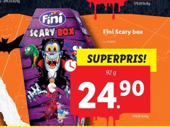 Lidl Scary box godis erbjuda