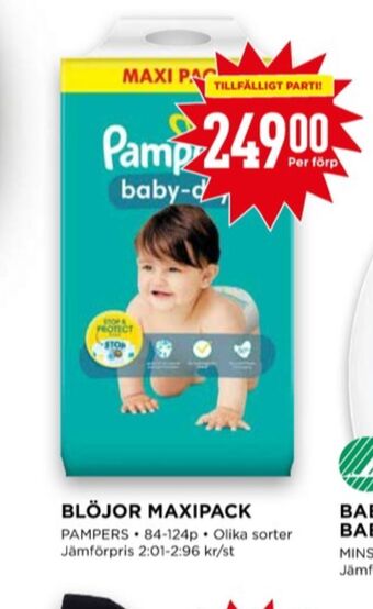 Willys Baby dry blöjor erbjuda