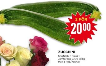 Willys ZUCCHINI erbjuda