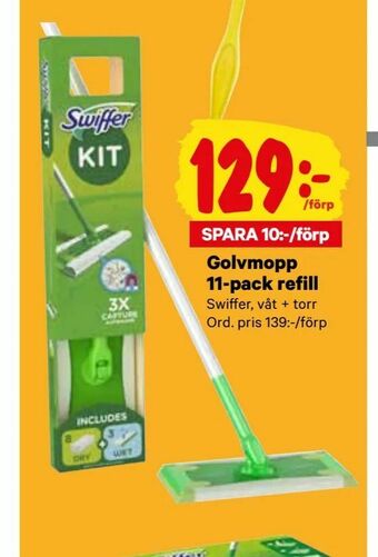 City Gross Golvmopp 11-pack refill erbjuda