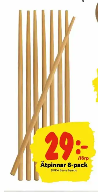 Ätpinnar 8-pack