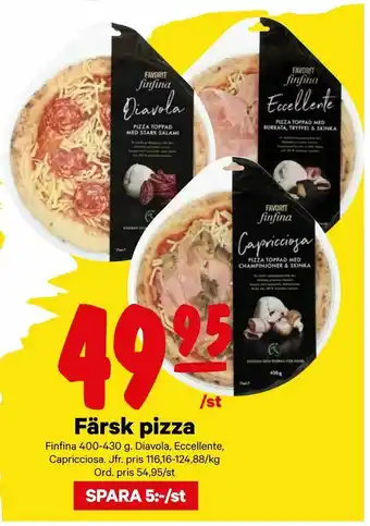 City Gross Färsk pizza erbjuda