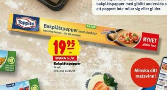 City Gross Bakplåtspapper erbjuda