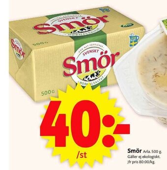 ICA Supermarket Arla Smör 500g erbjuda