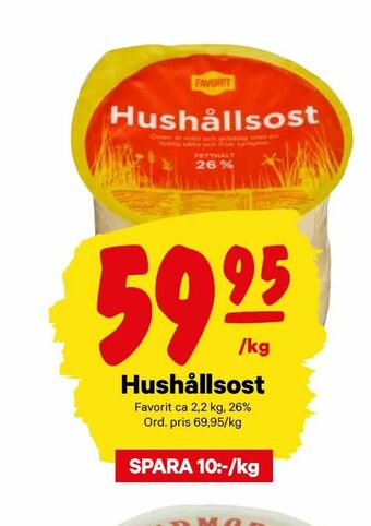 City Gross Hushållsost erbjuda