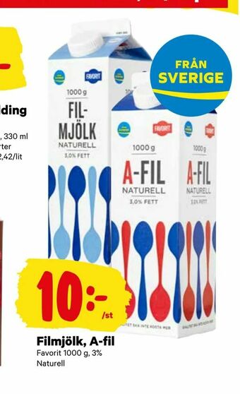 City Gross Filmjölk, A-fil erbjuda