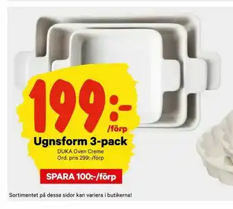 City Gross Ugnsform 3-pack erbjuda