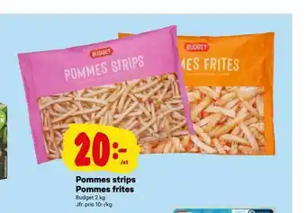 City Gross Pommes strips Pommes frites erbjuda