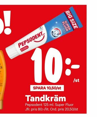 City Gross Tandkräm erbjuda