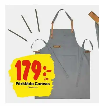 Förkläde Canvas
