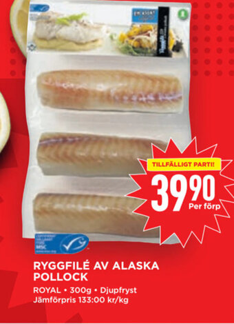 Willys RYGGFILÉ AV ALASKA POLLOCK erbjuda