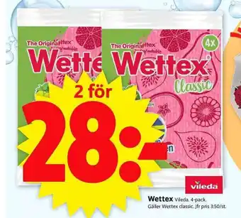 Vileda Wettex 4-pack