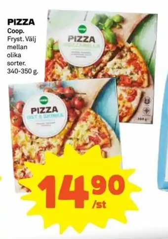 Coop Coop Pizza 340-350g erbjuda