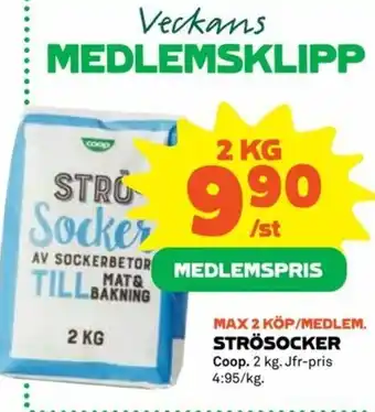 Coop Strösocker 2kg