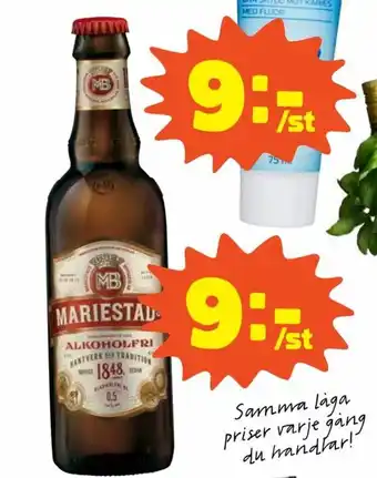 Coop Mariestads 0,5% 33cl erbjuda