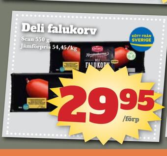 Bonum Matmarknad Deli falukorv erbjuda