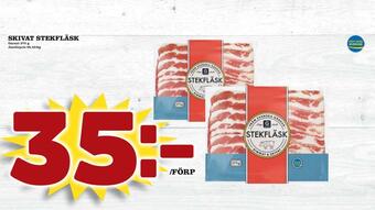 Bonum Matmarknad Skivat stekfläsk erbjuda