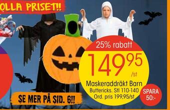 EKO Maskeraddräkt barn erbjuda
