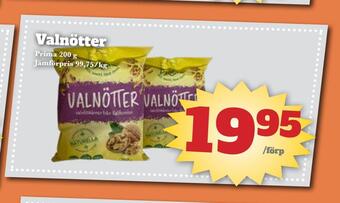Bonum Matmarknad Valnötter erbjuda