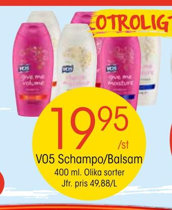 EKO V05 schampo/balsam erbjuda
