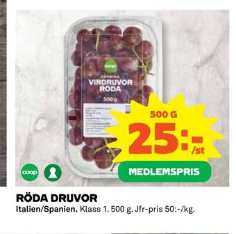 Röda druvor