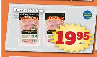 Varmrökt bog