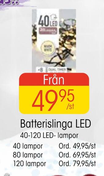 EKO Batterislinga led erbjuda