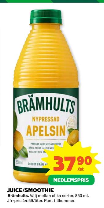 Coop Daglivs Juice/smoothie erbjuda
