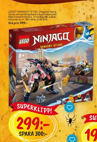 Leklust Lego ninjago 71792 erbjuda