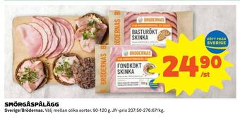 Coop Konsum Smörgåspålägg erbjuda