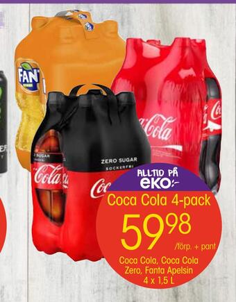 EKO Coca cola 4-pack erbjuda
