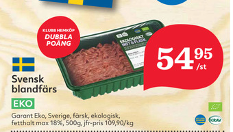 Hemköp Svensk blandfärs erbjuda