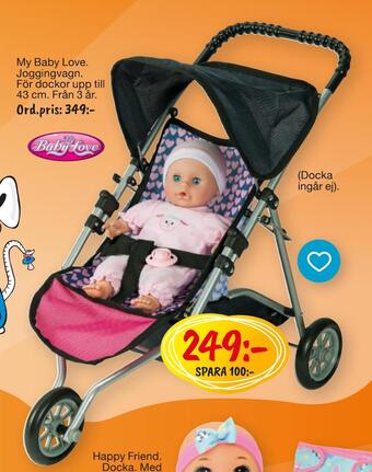 Leklust My baby love joggingvagn erbjuda