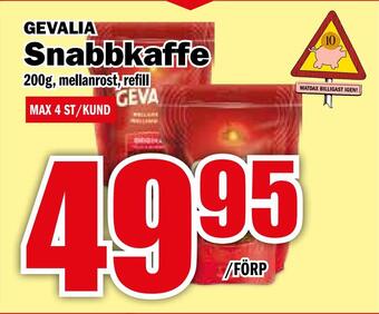 Matdax Snabbkaffe erbjuda