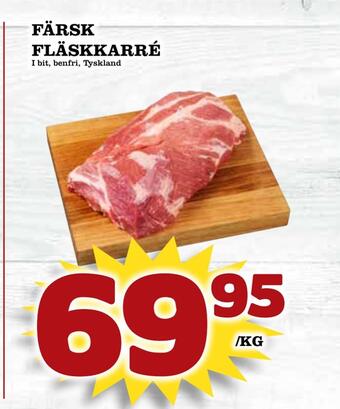 Matdax Färsk fläskkarré erbjuda