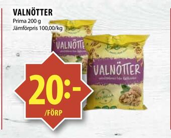 Matvärlden Tensta Valnötter erbjuda