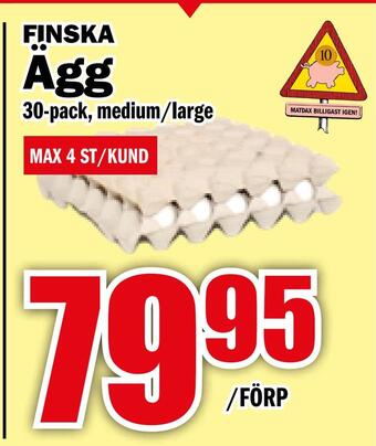 Matdax Ägg erbjuda