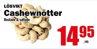 Matdax Cashewnötter erbjuda