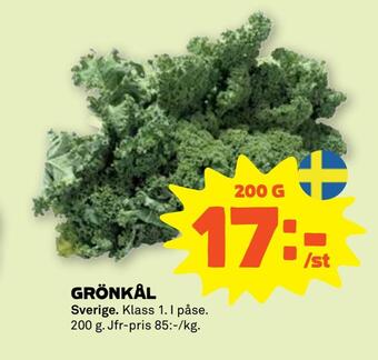Stora Coop Grönkål erbjuda
