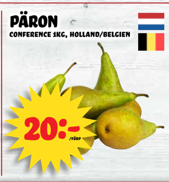 Nelins Päron erbjuda