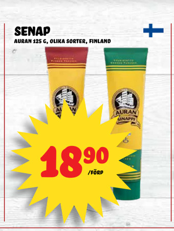 Nelins Senap erbjuda