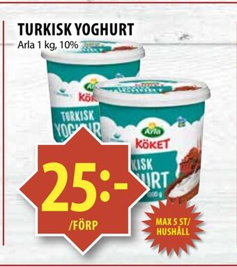 Matvärlden Tensta Turkisk yoghurt erbjuda