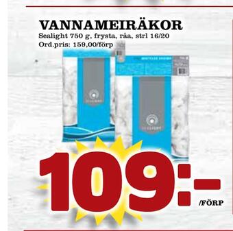 Supergrossen Vannameiräkor erbjuda