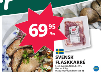 Tempo Svensk fläskkarré erbjuda