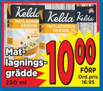 Supergrossen Matlagningsgrädde erbjuda