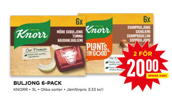 Willys Buljong 6-pack erbjuda