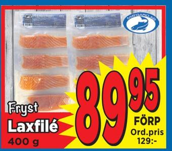 Supergrossen Laxfilé erbjuda
