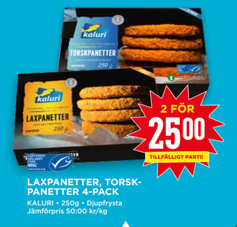 Willys Laxpanetter, torskpanetter 4-pack erbjuda