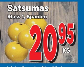Supergrossen Satsumas erbjuda